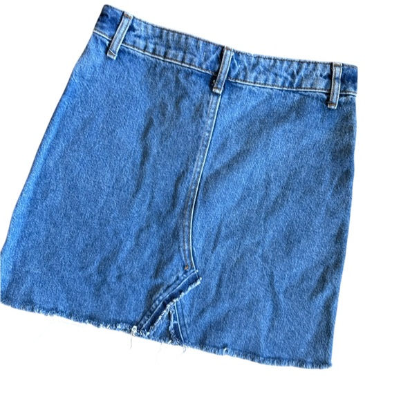 Sandro Paris Blue Denim Mini Skirt - Picture 3 of 8